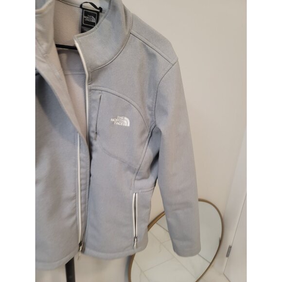The North Face Apex Bionic Jacket Women's Size Large Gray Softshell Full Zip Up - Picture 2 of 7